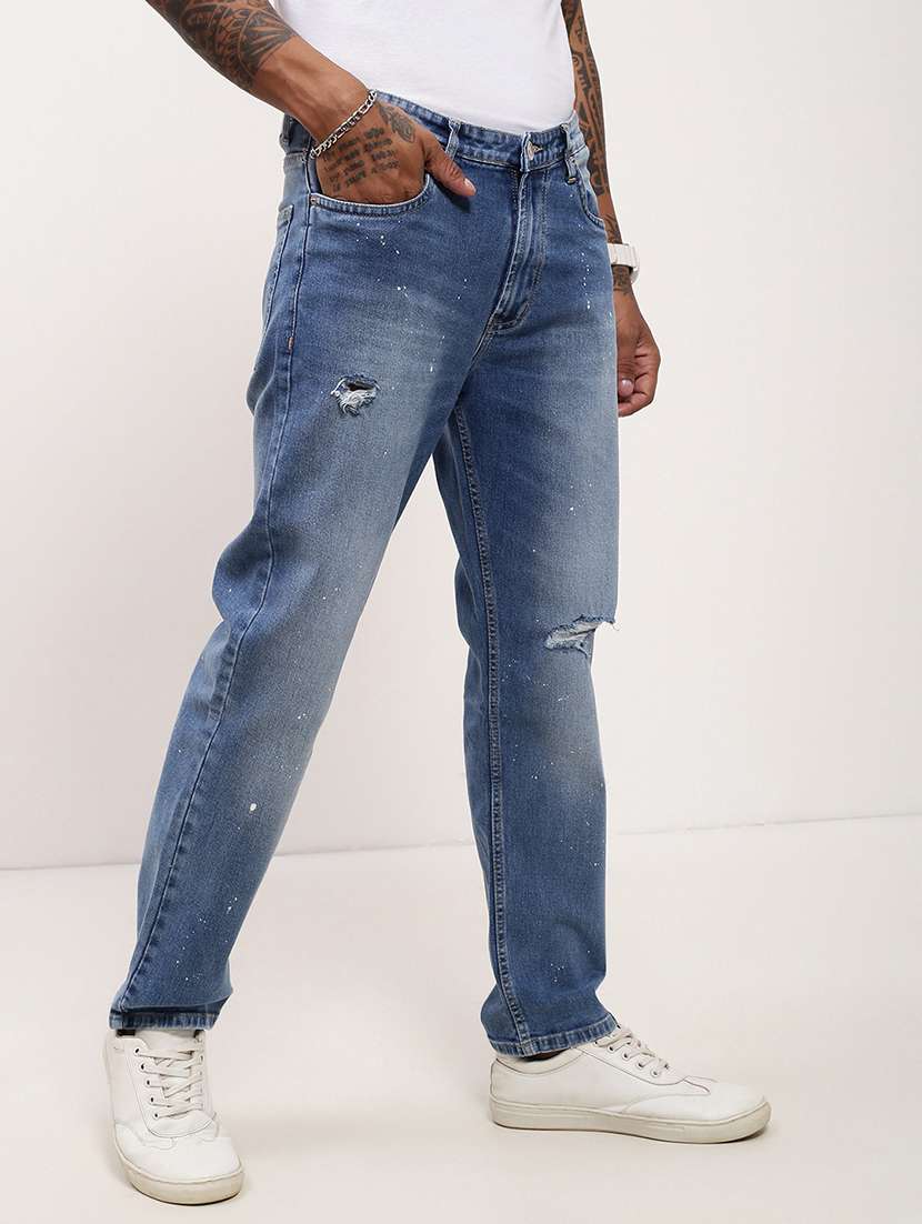 men blue low rise full length jean - 21696173 -  Standard Image - 2