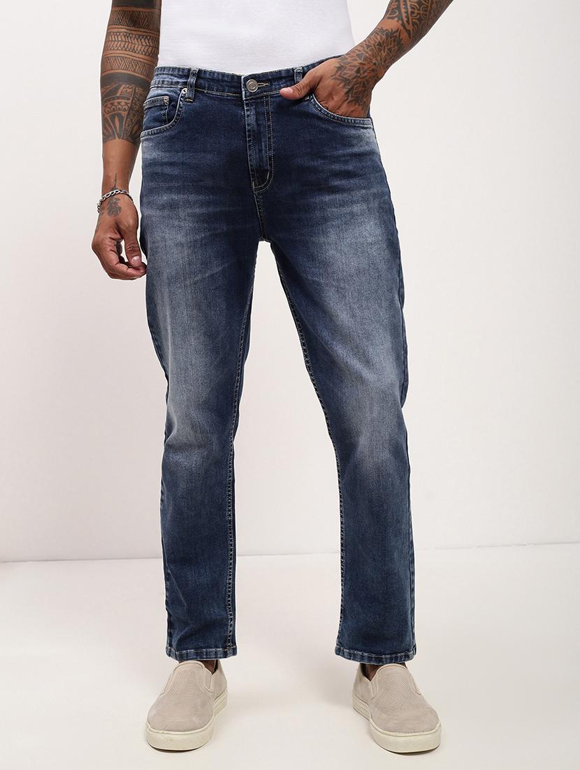 men blue low rise full length jean - 21696177 -  Zoom Image - 0