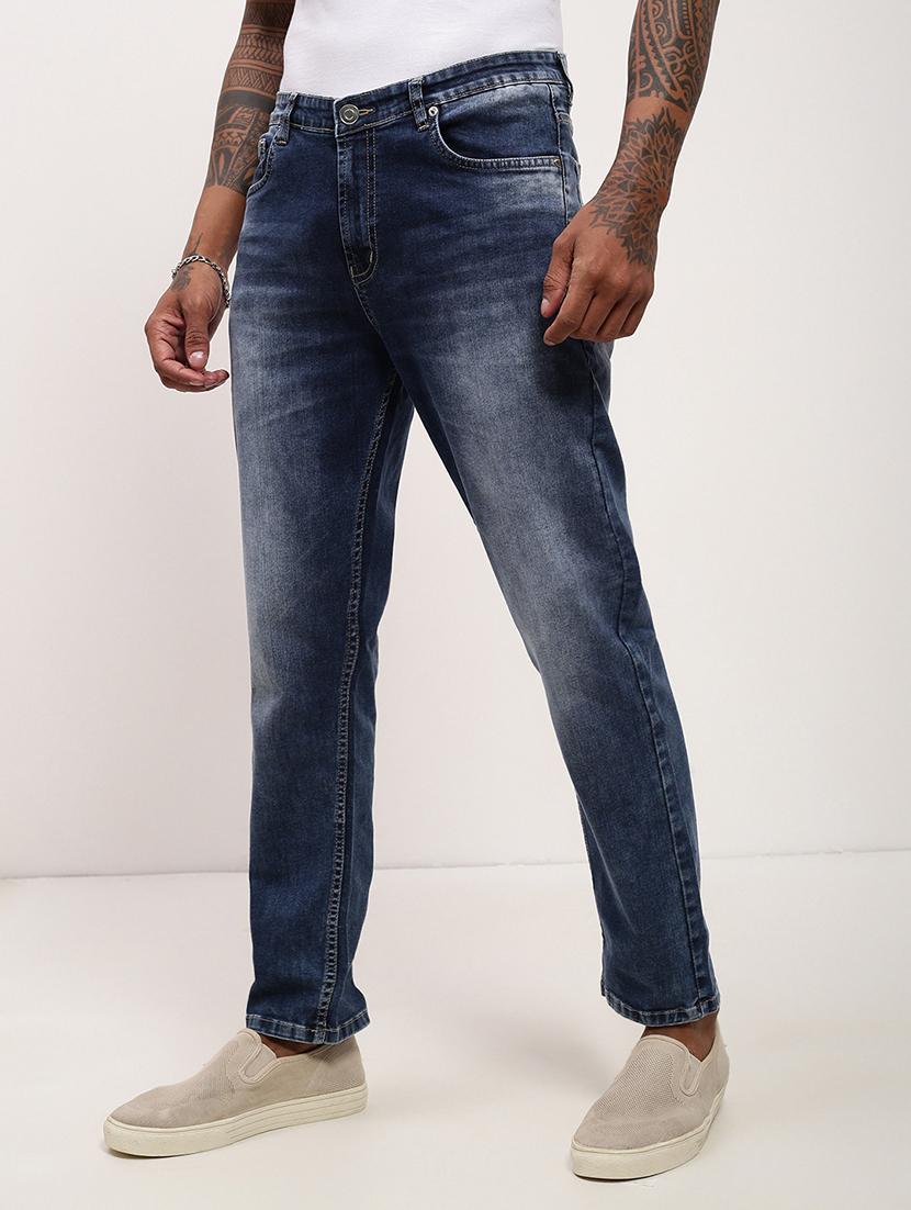 men blue low rise full length jean - 21696177 - Standard Image - 2