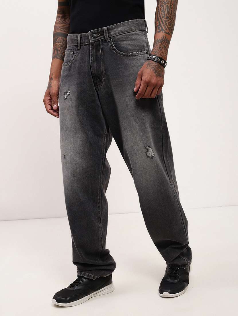men grey low rise full length jean - 21696180 - Standard Image - 2