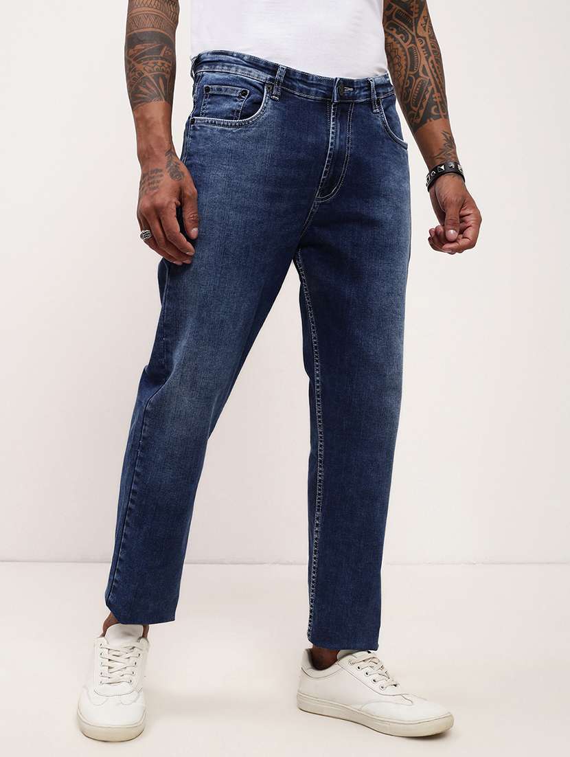 men blue low rise full length jean - 21696181 -  Standard Image - 2