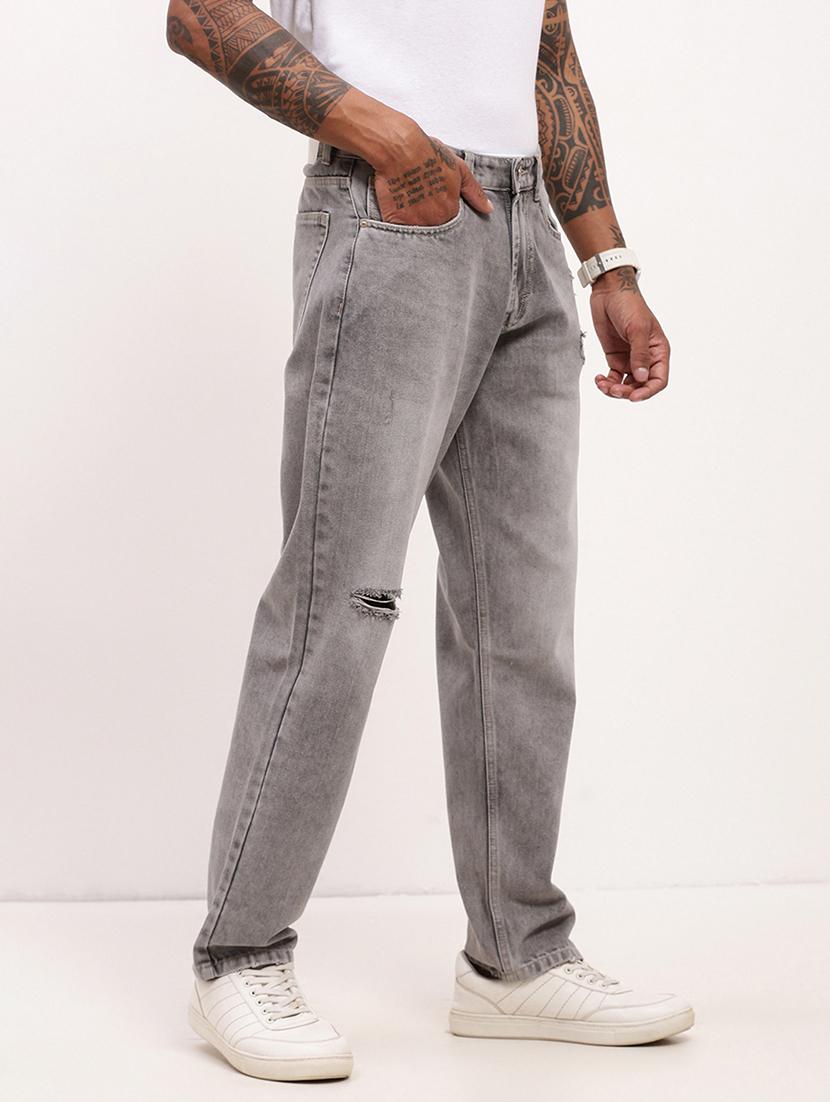 men grey low rise full length jean - 21696183 - Standard Image - 2