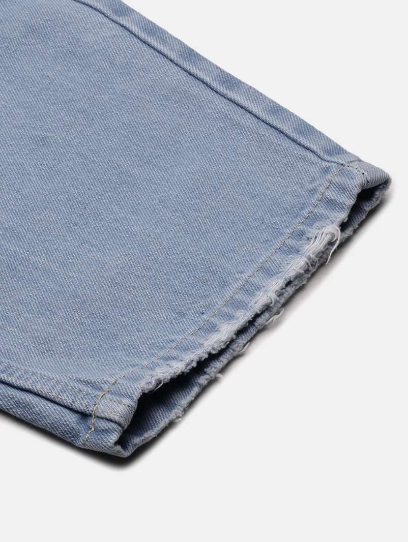 Men Light Blue Low Rise Full Length Jean - 21696190 -  Standard Image - 7