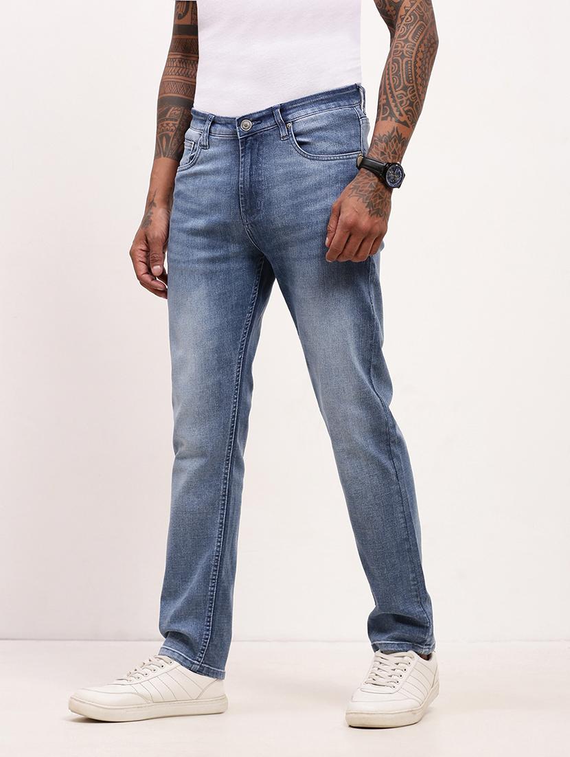 men blue low rise full length jean - 21696192 - Standard Image - 2