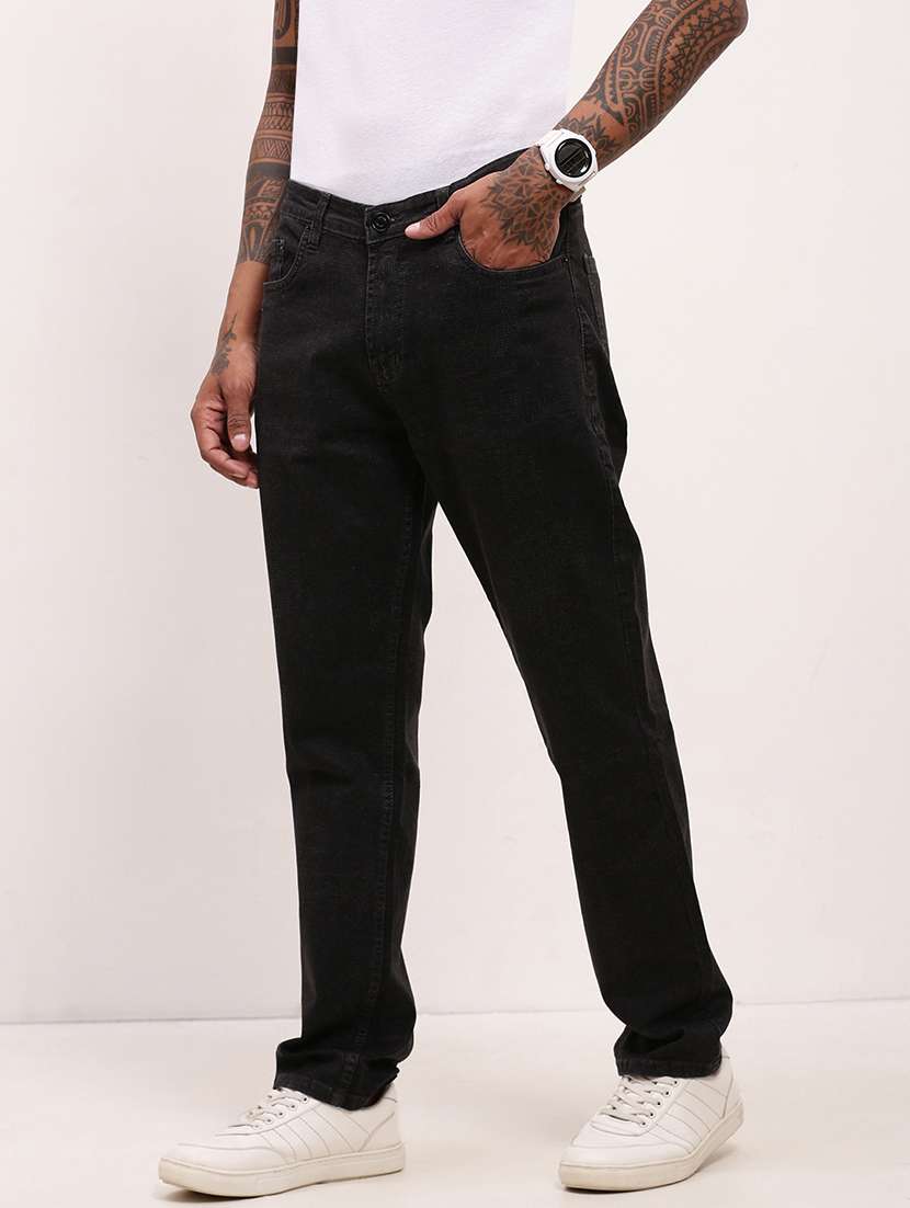men charcoal low rise full length jean - 21696195 -  Standard Image - 2