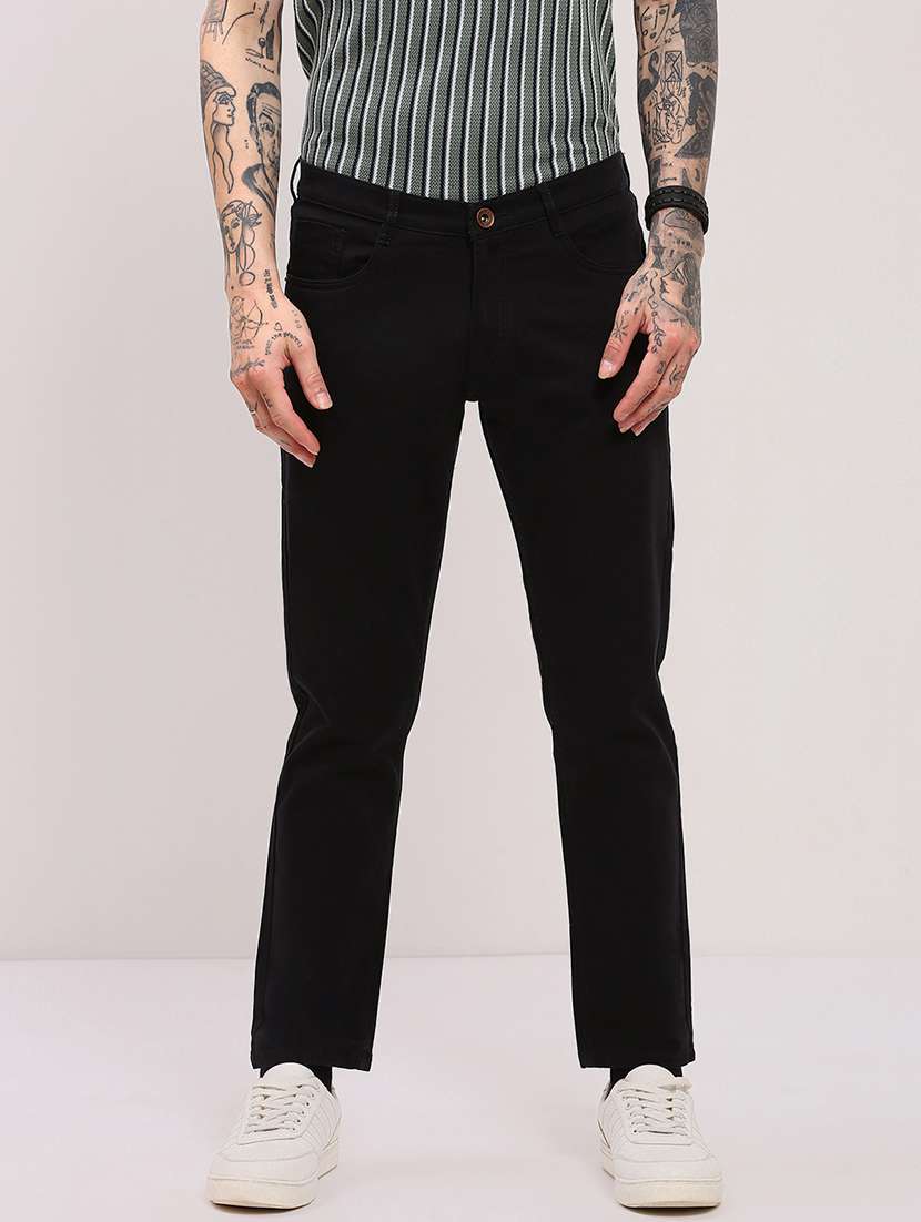 men black low rise full length jean - 21696198 - Zoom Image - 0