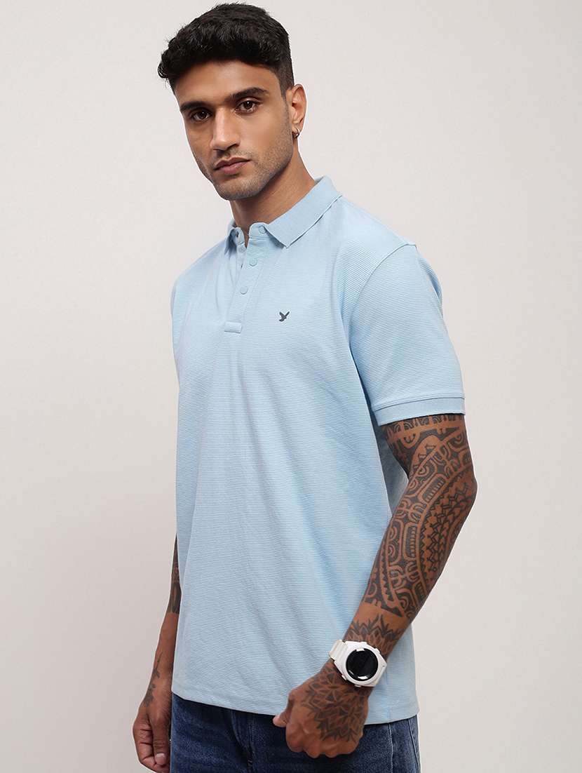 men solid short sleeve polo t-shirt - 21696268 -  Standard Image - 2