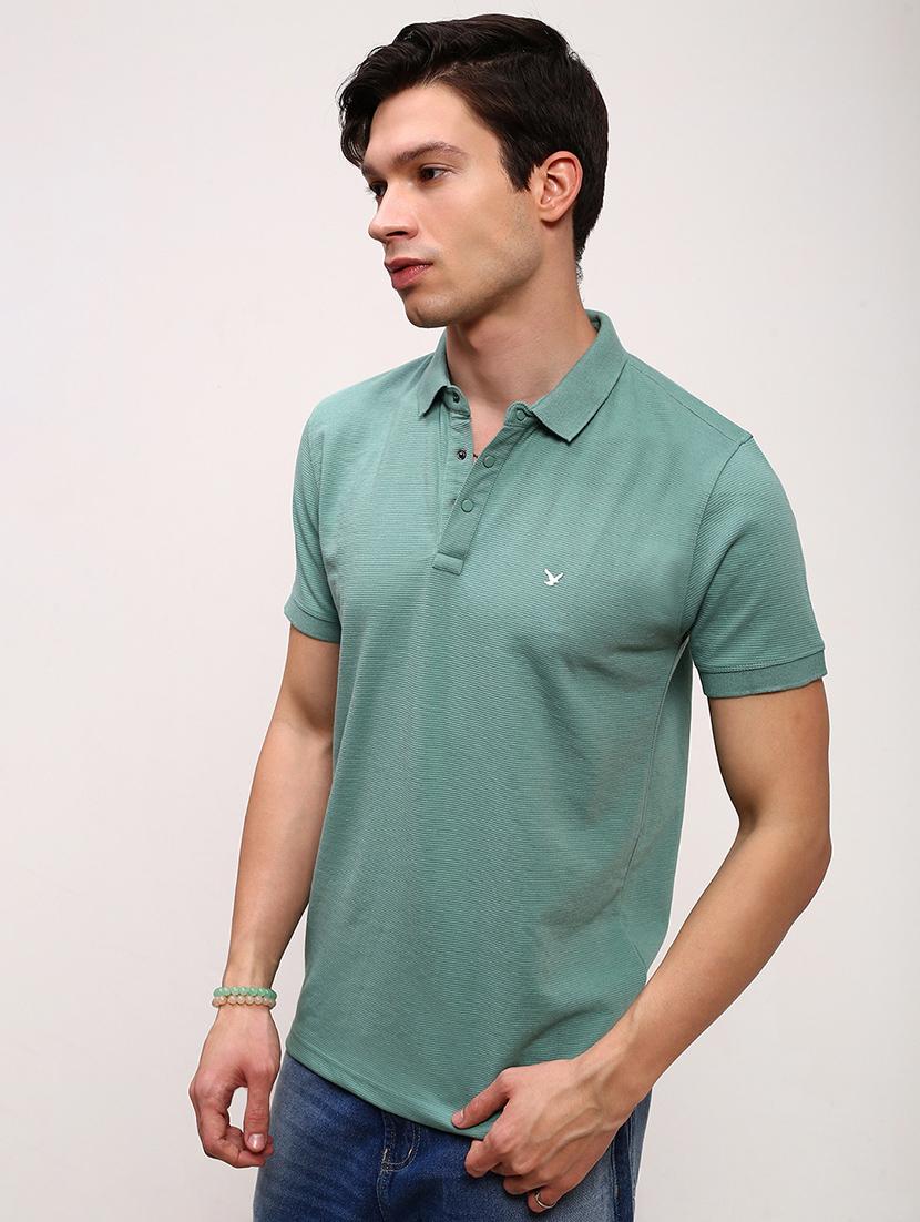 men solid short sleeve polo t-shirt - 21696269 - Standard Image - 2
