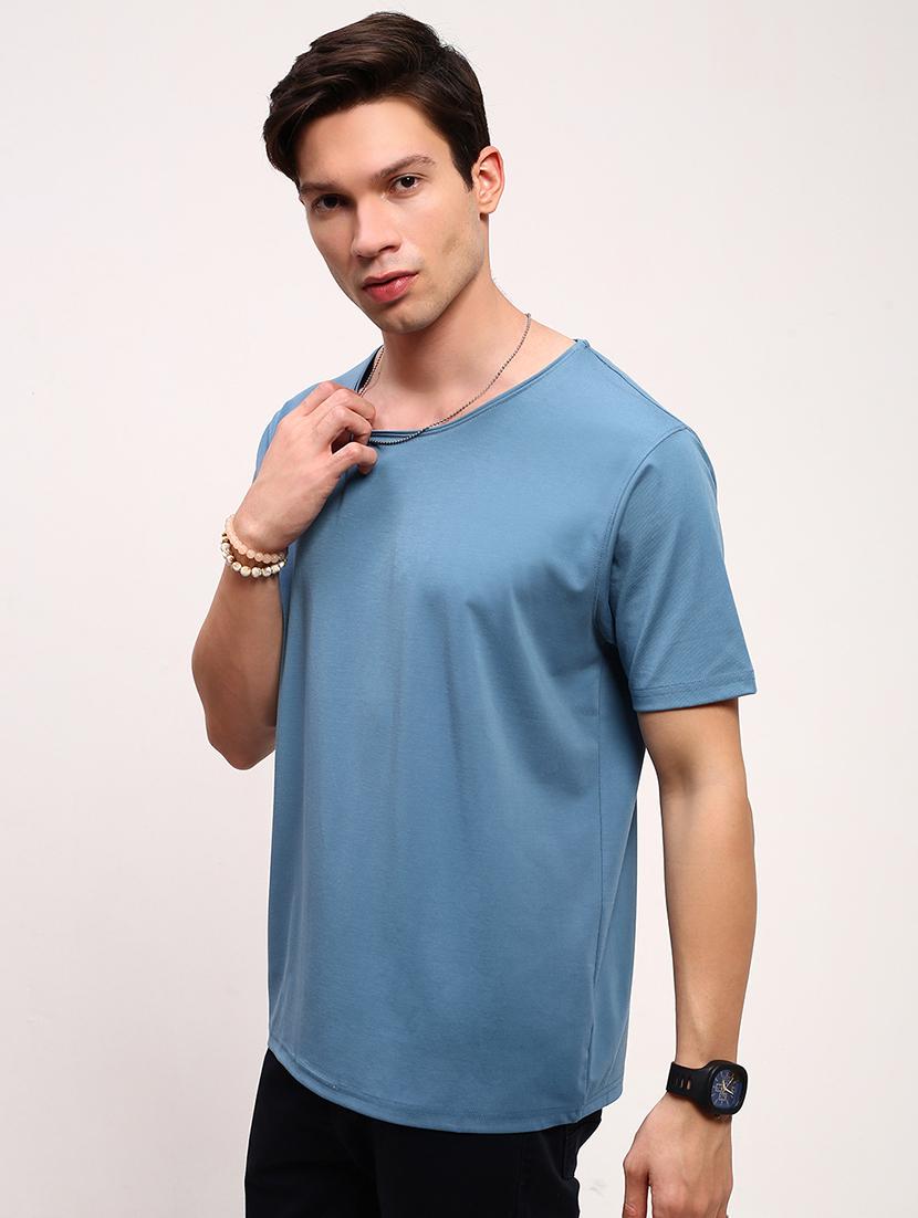 men solid short sleeve regular fit t-shirt - 21696278 - Standard Image - 2