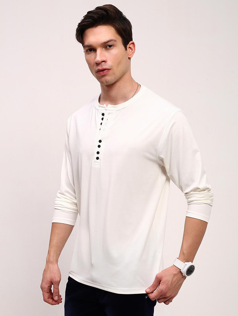 men solid long sleeve regular fit t-shirt - 21696281 - Standard Image - 2