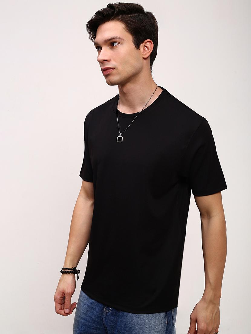 men solid short sleeve regular fit t-shirt - 21696283 - Standard Image - 2