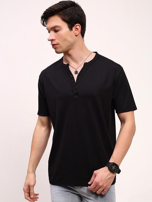 men solid short sleeve regular fit t-shirt - 21696285 -  Standard Image - 0