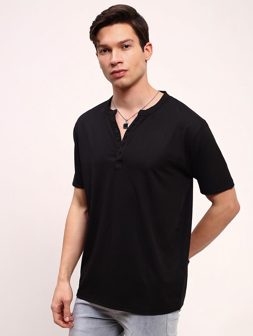 men solid short sleeve regular fit t-shirt - 21696285 - Standard Image - 2