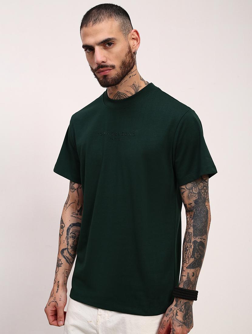 men solid short sleeve regular fit t-shirt - 21696295 - Standard Image - 2