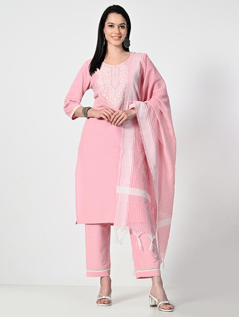 women embroidered kurta pant set with duaptta - 21696492 -  Zoom Image - 0