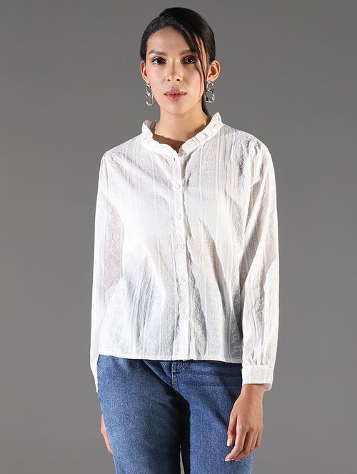 women white long sleeve regular shirt - 21696520 - Standard Image - 0