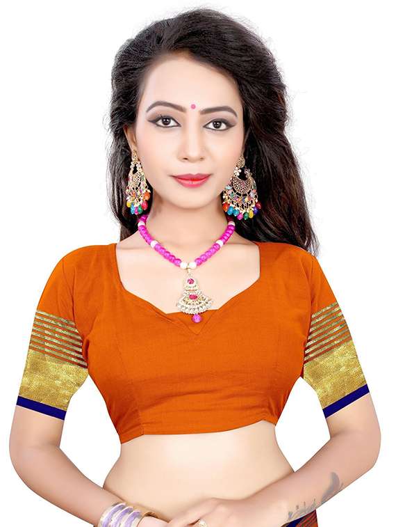 women solid zari bordered saree - 21696549 -  Standard Image - 2