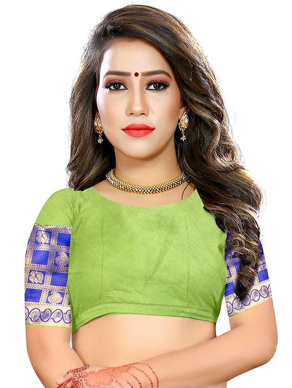 women solid zari bordered saree - 21696630 -  Standard Image - 2