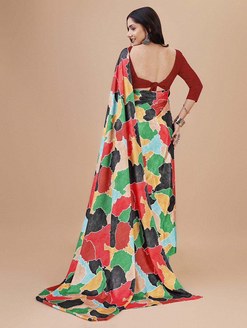 women multi color printed saree - 21696733 - Standard Image - 2