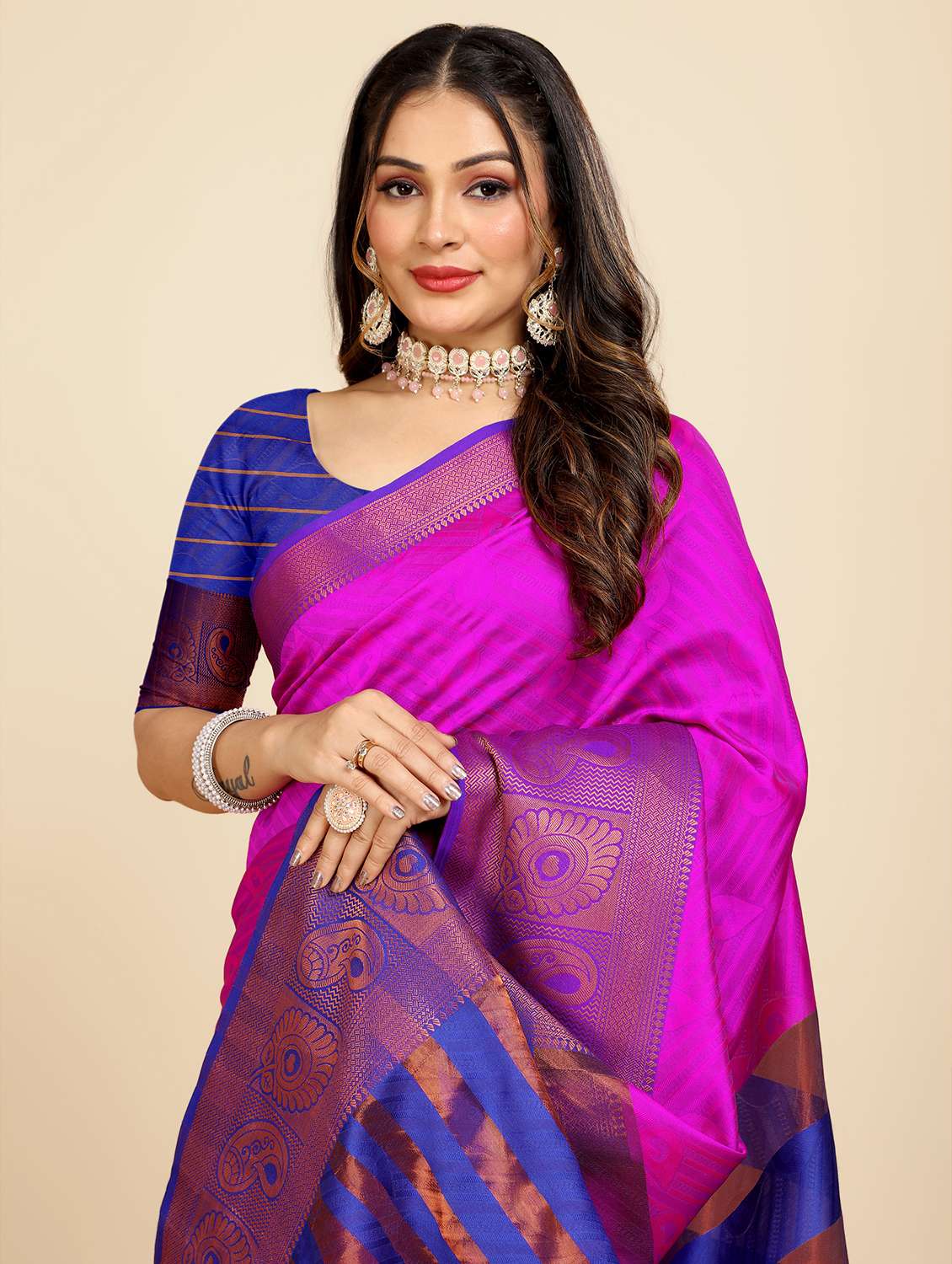 women self design banarasi saree - 21696846 -  Standard Image - 2
