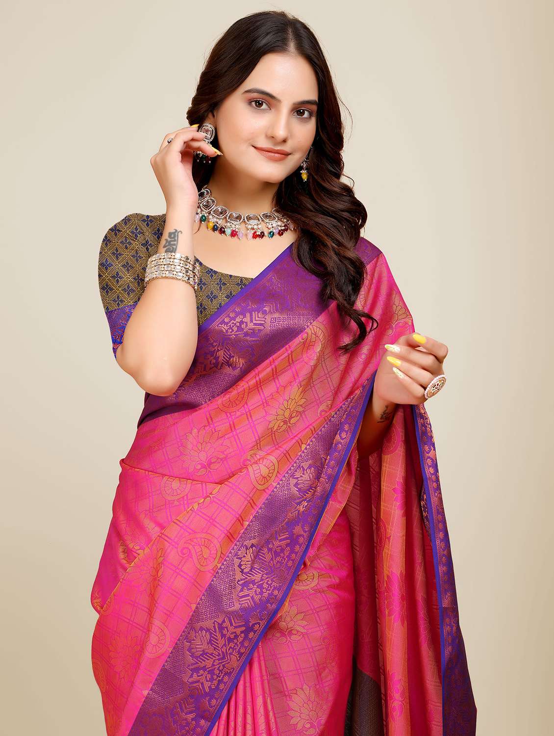 women self design banarasi saree - 21696862 - Standard Image - 2