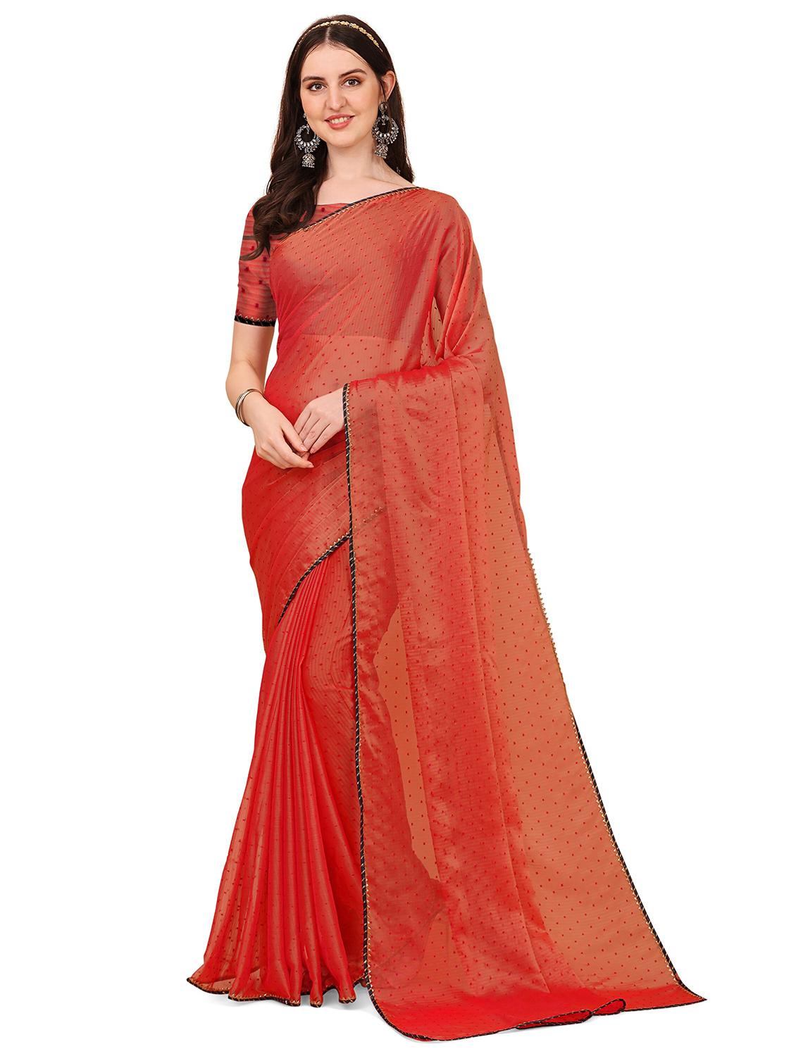 women red self design saree - 21696912 - Zoom Image - 0