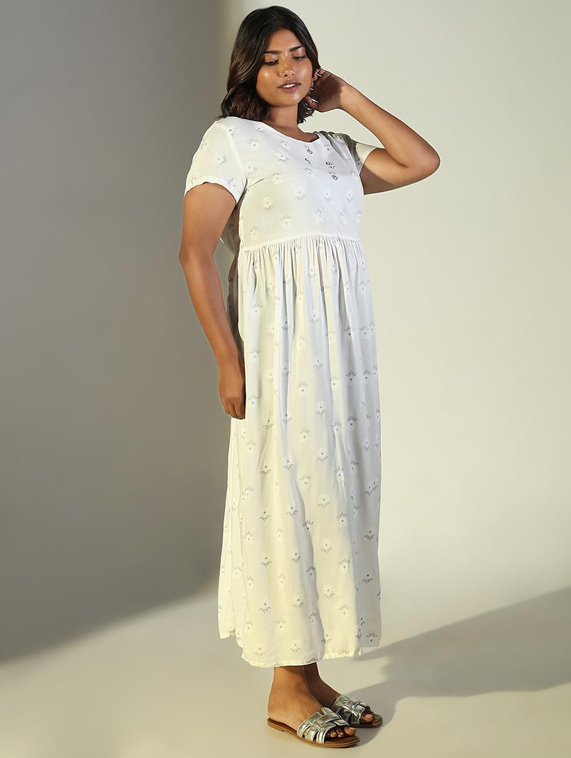 women white long sleeve anarkali kurta - 21696960 - Standard Image - 2