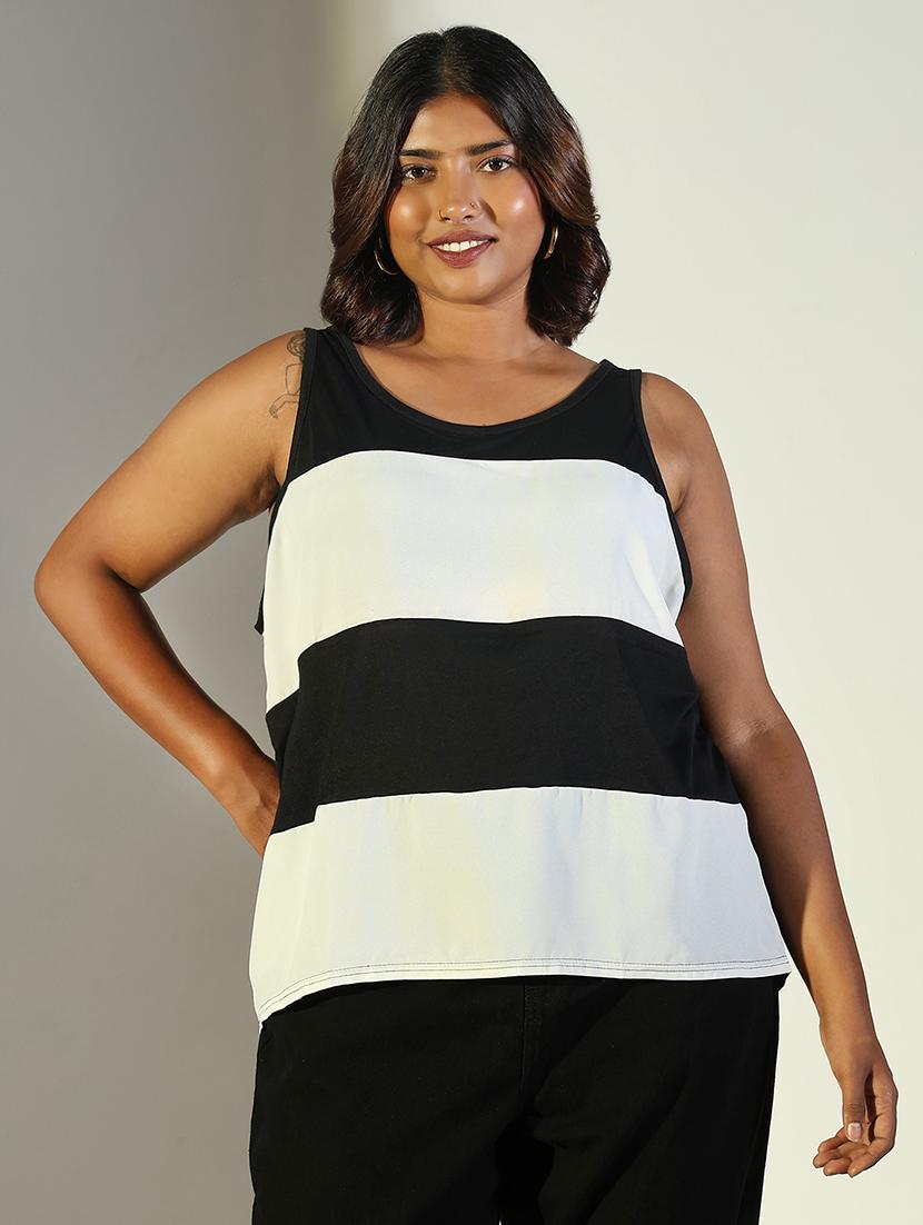 women black sleeveless tank top - 21697016 -  Zoom Image - 0