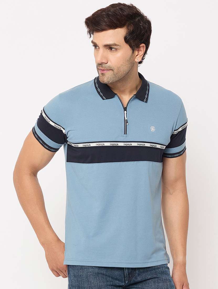 men color block short sleeve t-shirt - 21697121 -  Standard Image - 2