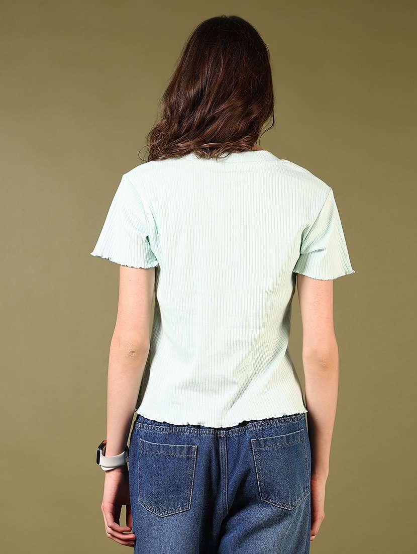 women printed short sleeve t-shirt - 21697597 - Standard Image - 2