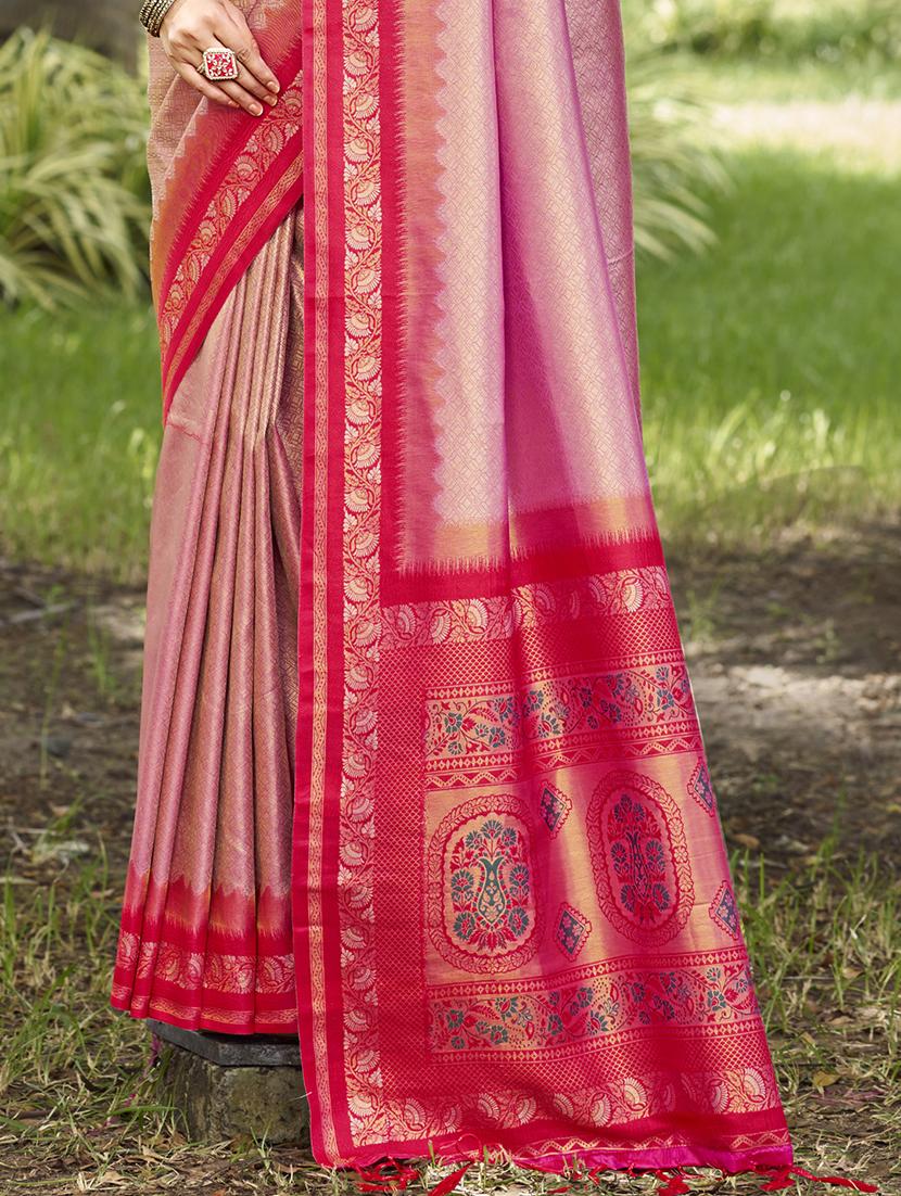 women self design kanjivaram saree with blouse - 21697804 - Standard Image - 2