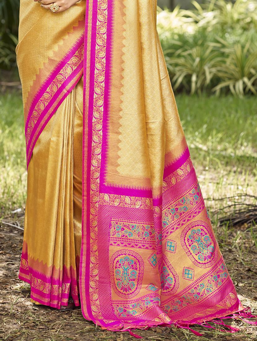 women self design kanjivaram saree with blouse - 21697806 - Standard Image - 2