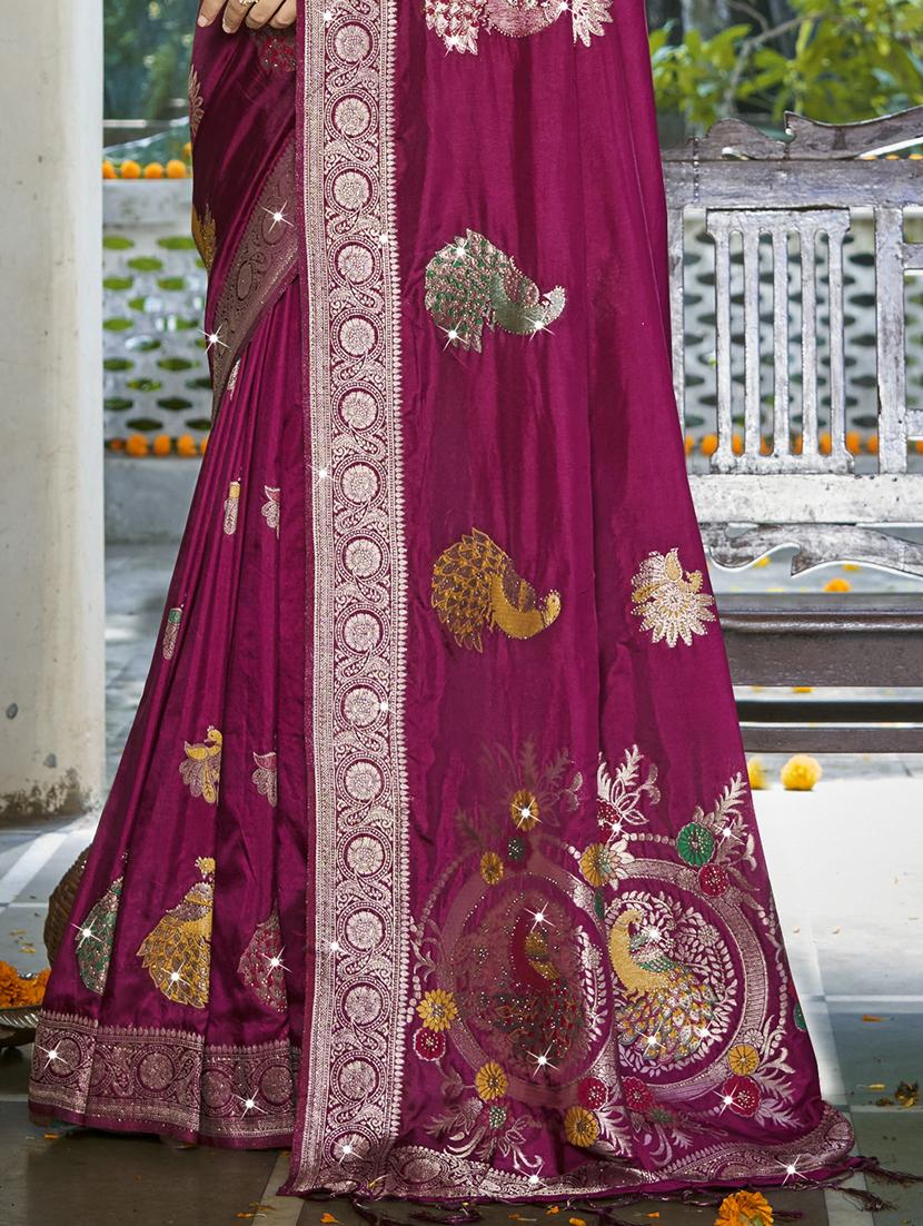 women self design banarasi saree with blouse - 21697847 - Standard Image - 2