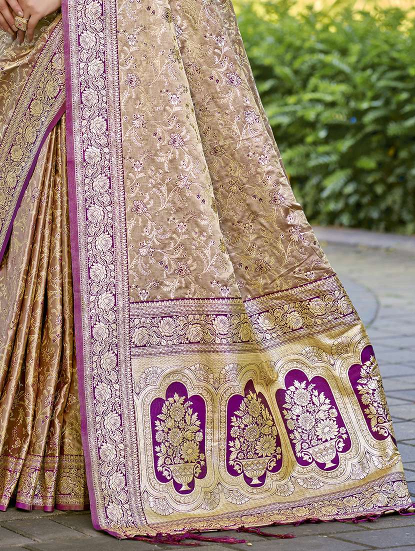 women self design banarasi saree with blouse - 21697875 -  Standard Image - 2