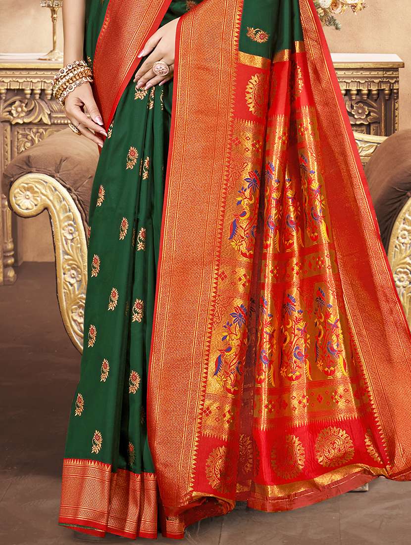 women self design banarasi saree with blouse - 21697916 -  Standard Image - 2