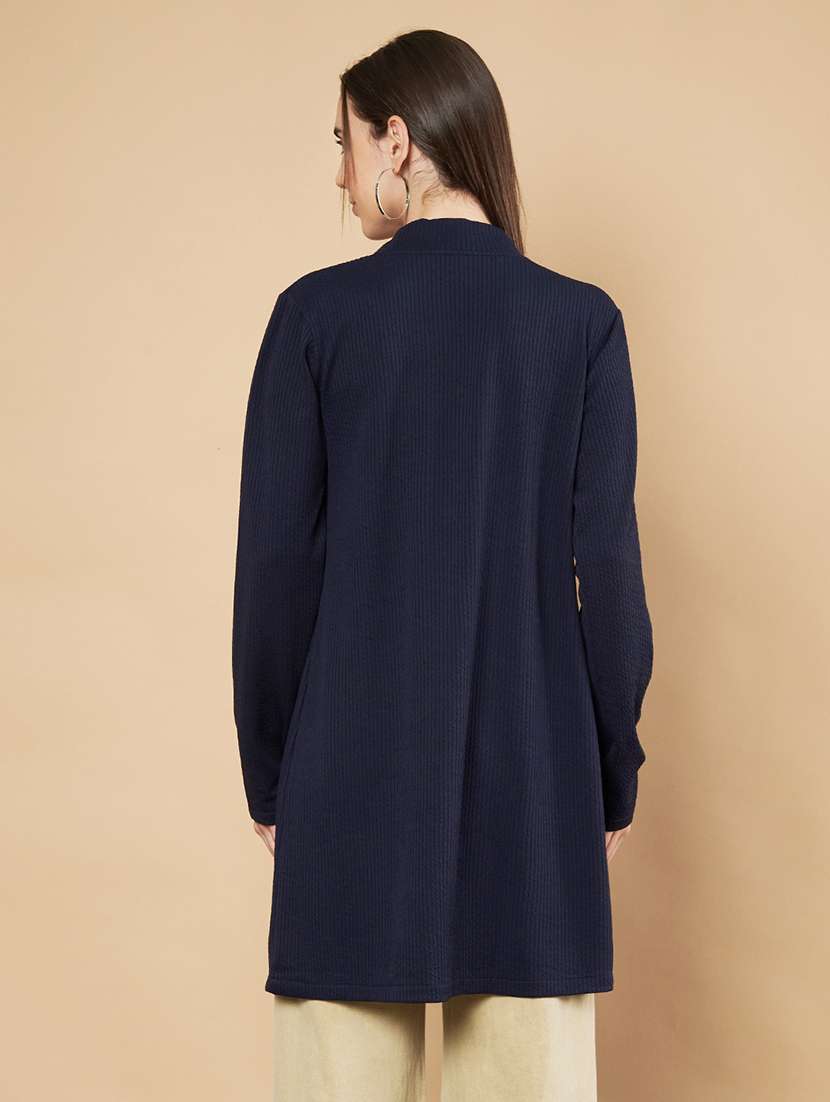 women solid long sleeve shrug - 21697967 -  Standard Image - 2