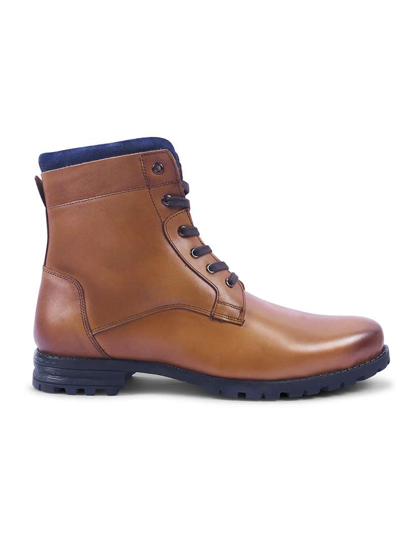 men tan lace up boots - 21698009 -  Standard Image - 2