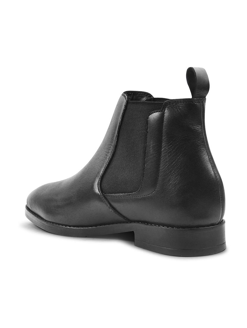 men black slip on boots - 21698012 - Standard Image - 2
