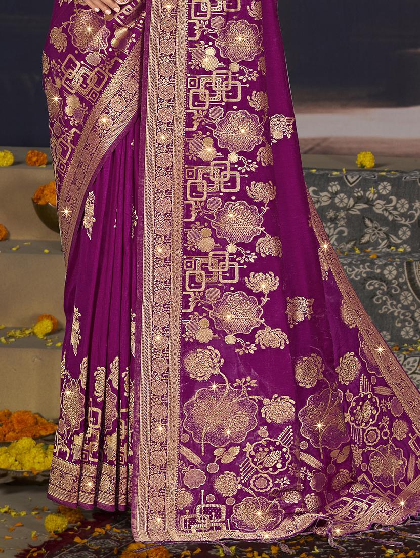 women self design banarasi saree with blouse - 21698221 - Standard Image - 2