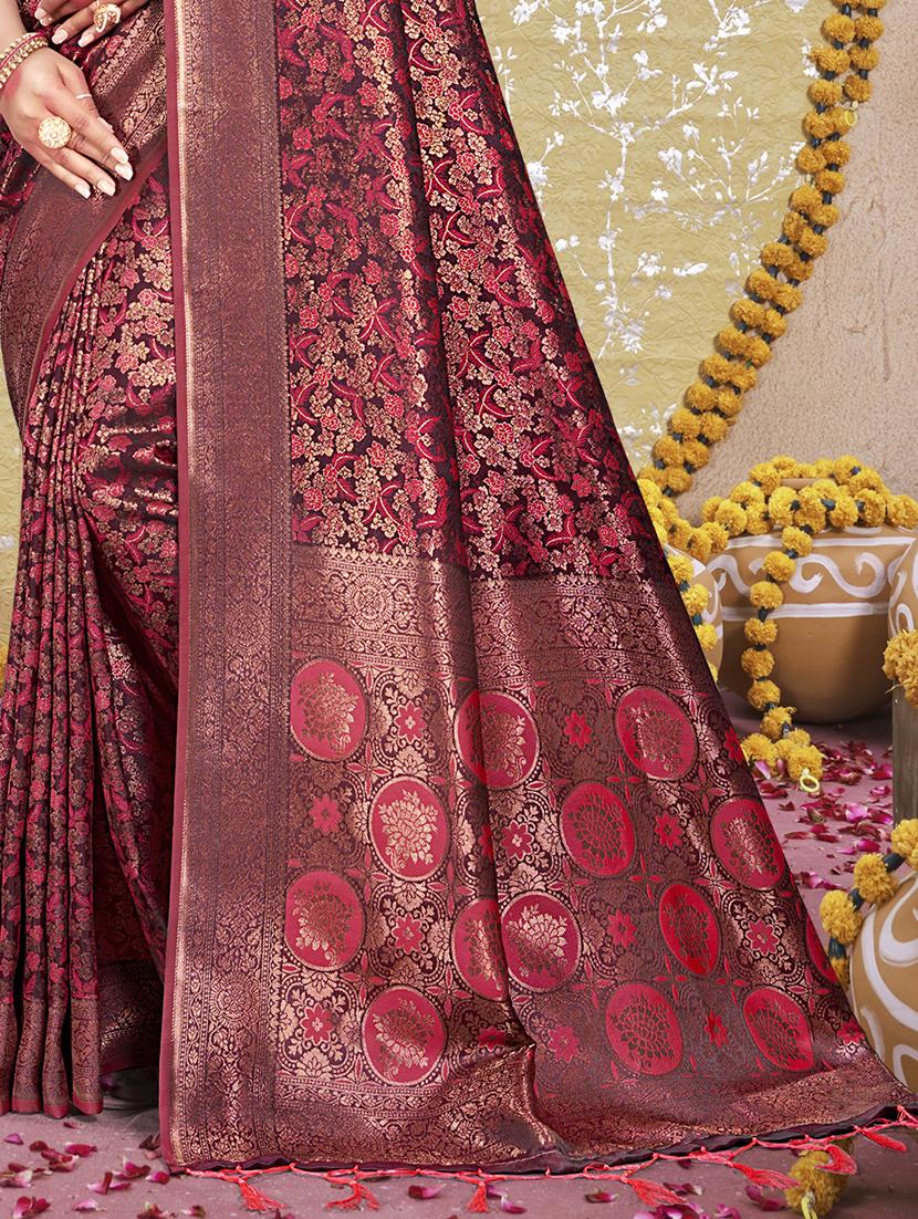 women self design banarasi saree with blouse - 21698275 - Standard Image - 2