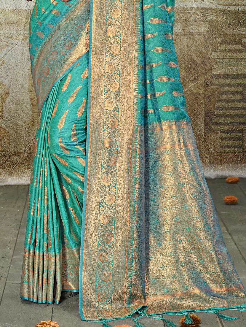 women self design banarasi saree with blouse - 21698276 - Standard Image - 2