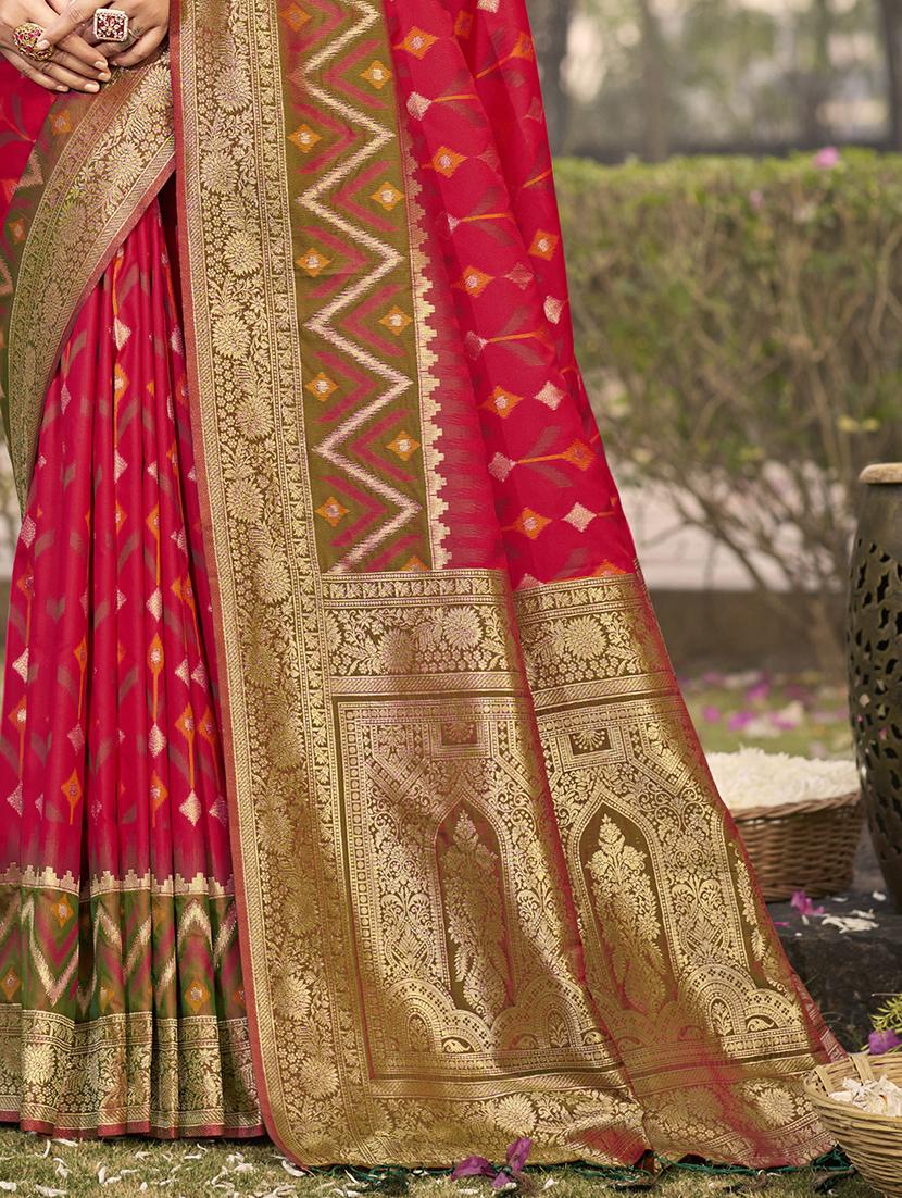 women self design banarasi saree with blouse - 21698300 - Standard Image - 2
