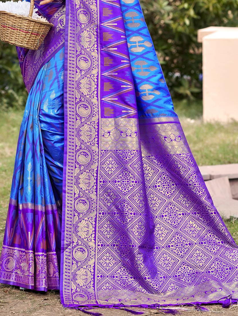 women self design banarasi saree with blouse - 21698319 - Standard Image - 2