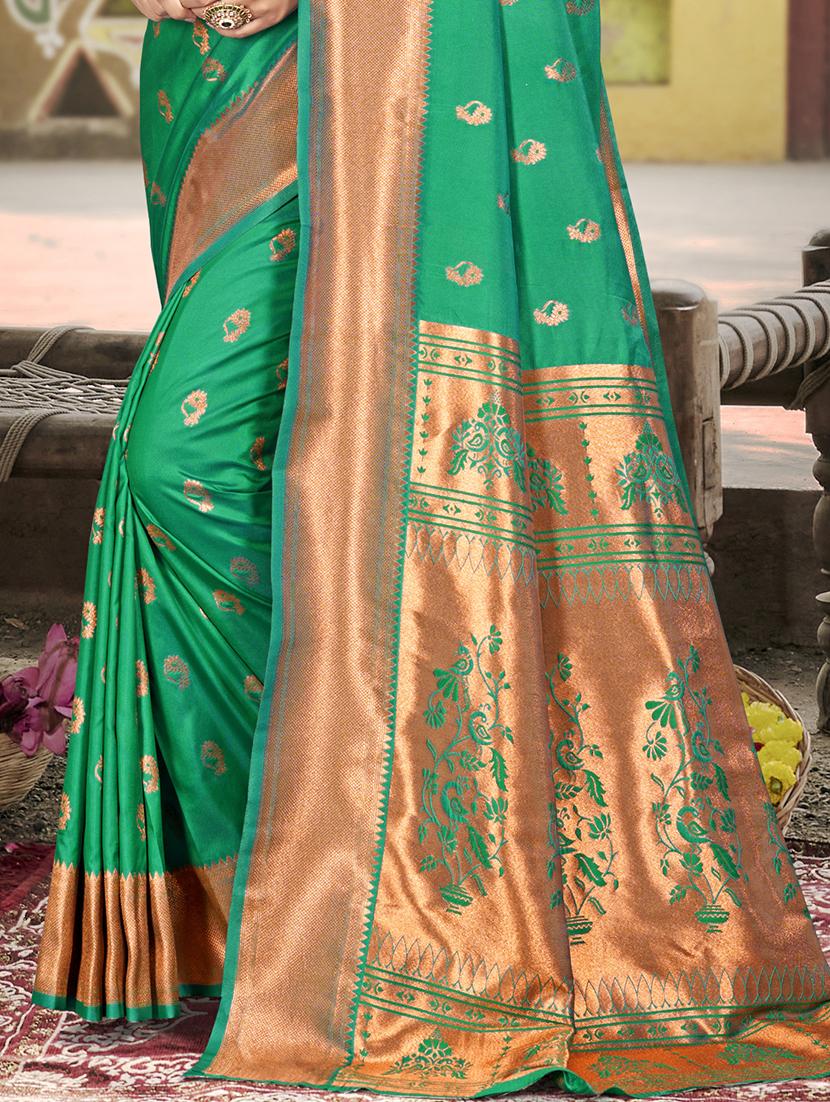 women self design paithani saree with blouse - 21698366 - Standard Image - 2