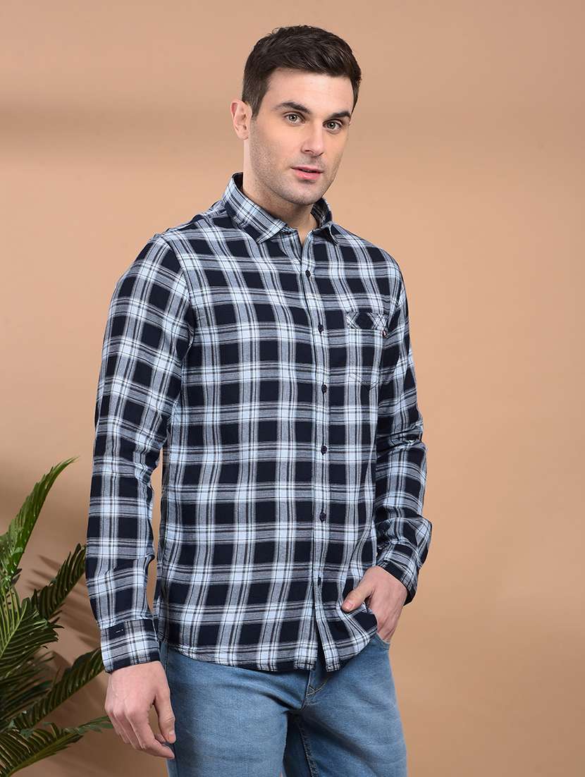 men printed long sleeve casual shirt - 21698454 - Standard Image - 2