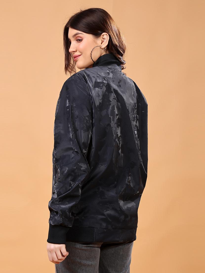 women printed long sleeves regular jacket - 21698491 - Standard Image - 2