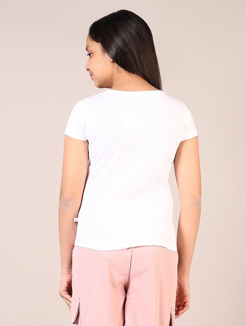 girls printed short sleeve tee - 21698859 - Standard Image - 2