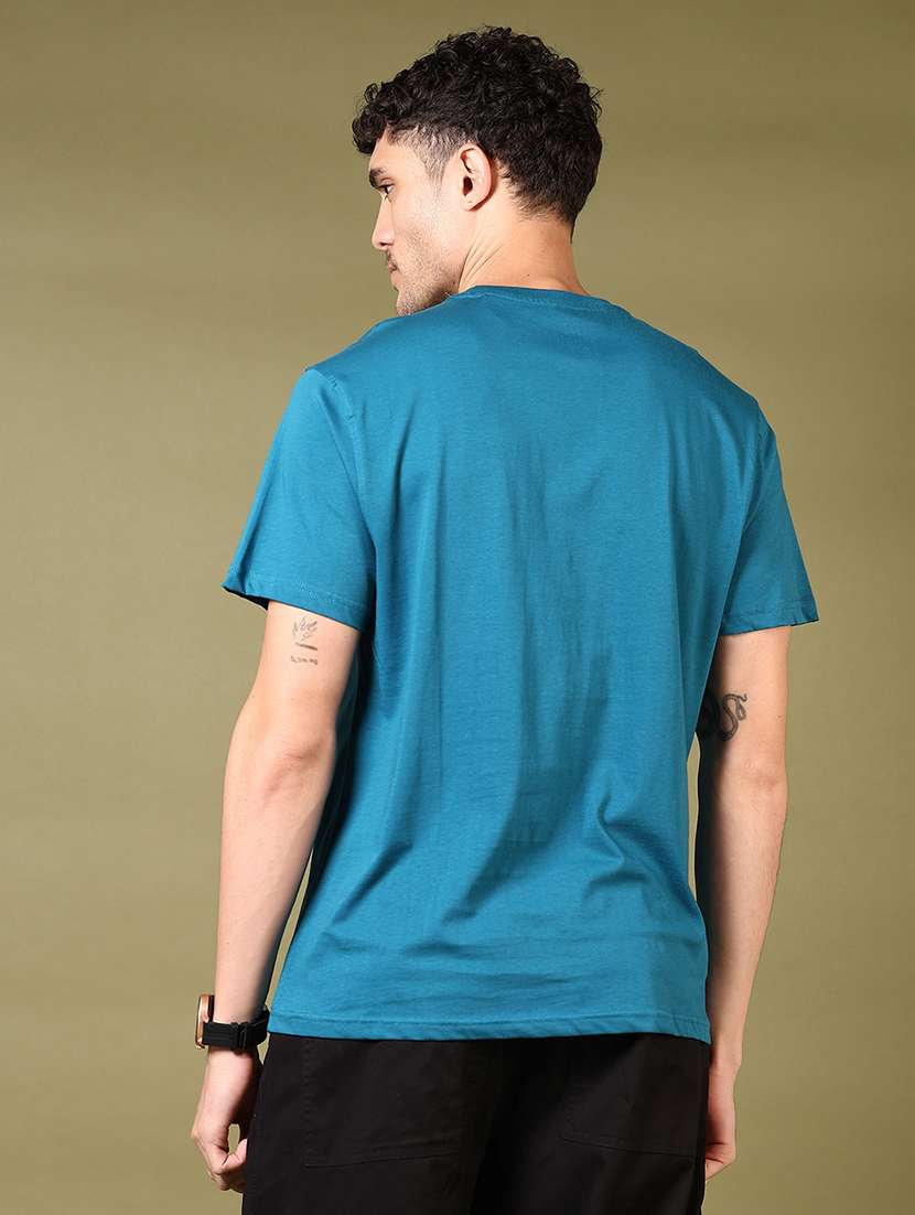 men front print short sleeve t-shirt - 21698963 -  Standard Image - 2