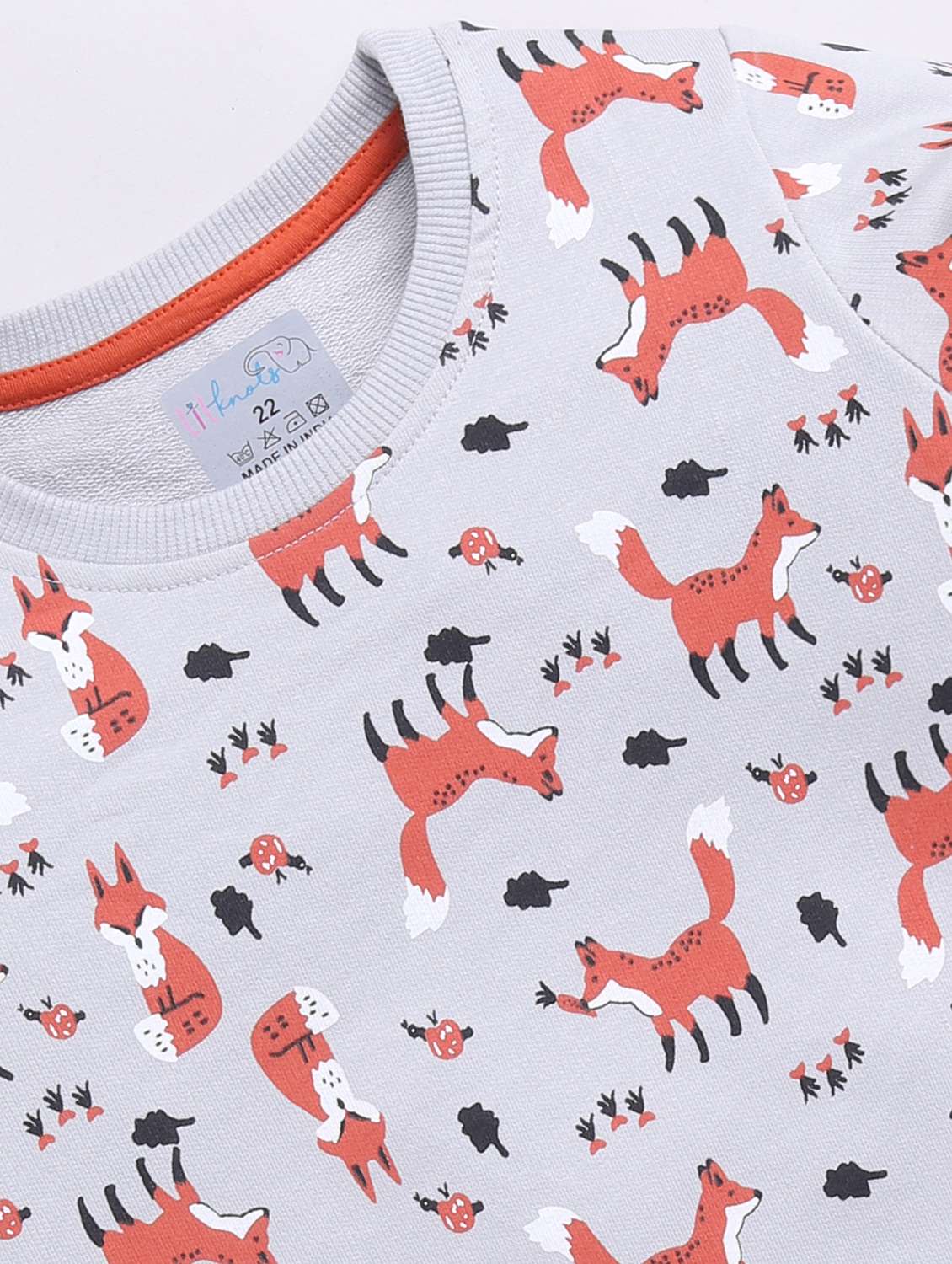 kids printed long sleeve sweatshirt - 21699387 - Standard Image - 2