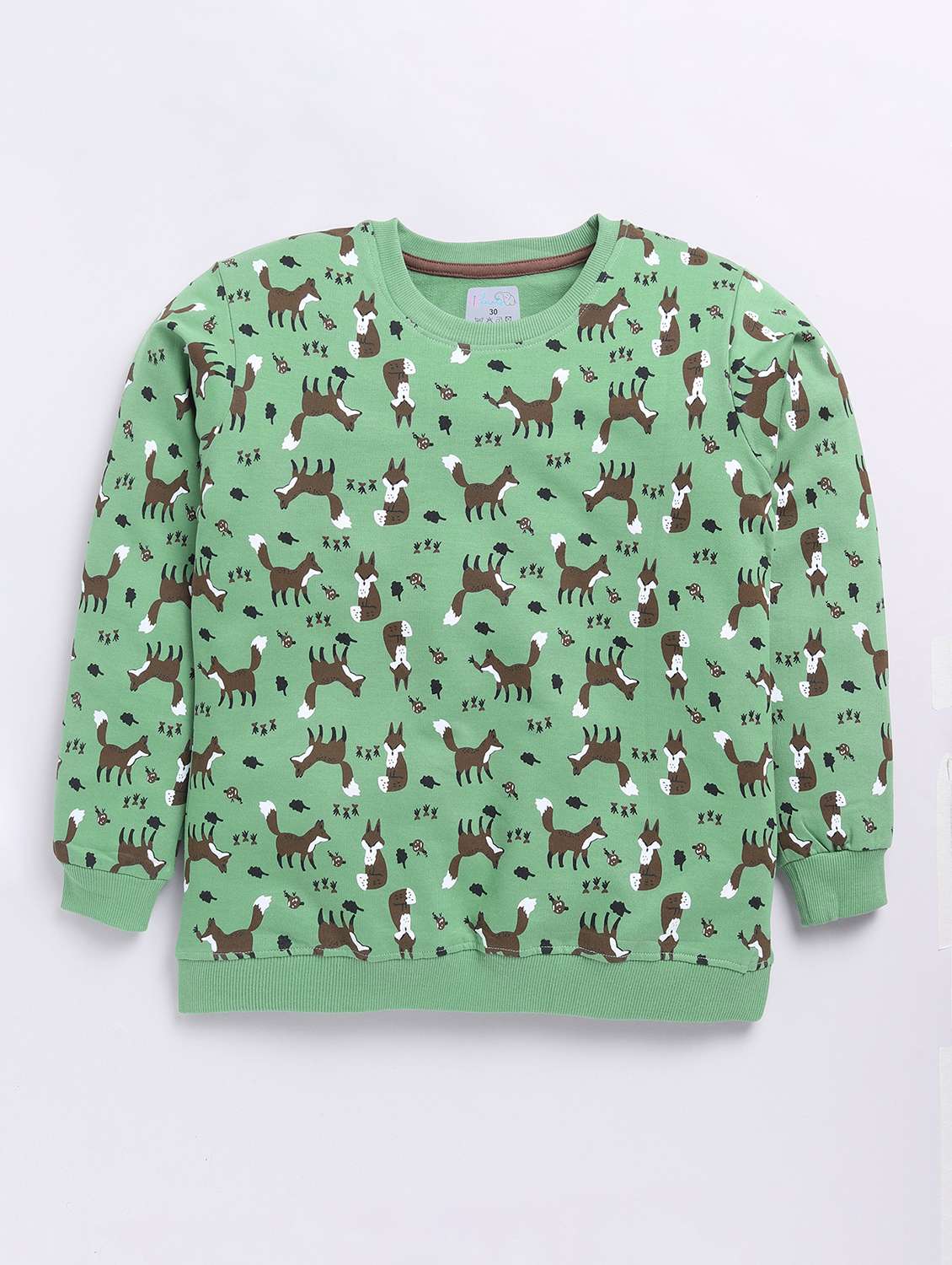 kids printed long sleeve sweatshirt